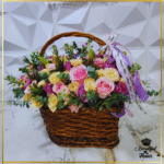 Canasta flores