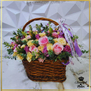 Canasta flores
